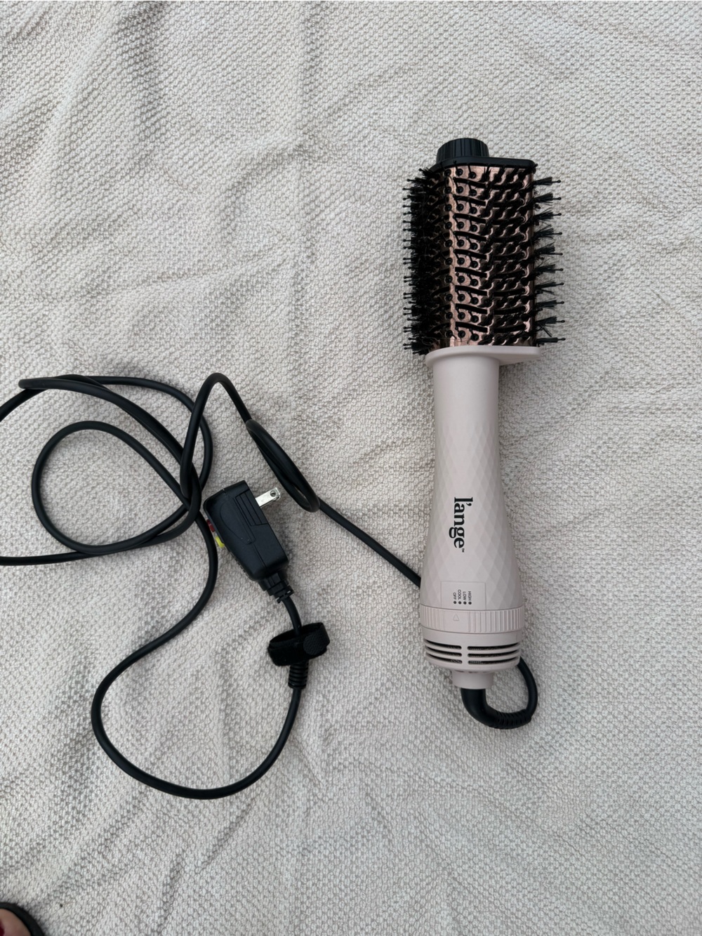 Lange Hair Le Volume 2 in 1 Titanium Rose Pink Hot Air Round Brush Styler